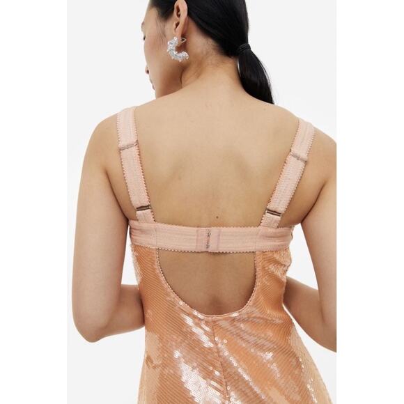 NWT H&M Sequined Mini Dress Studio Collection SS23 | Size S - Picture 7 of 10